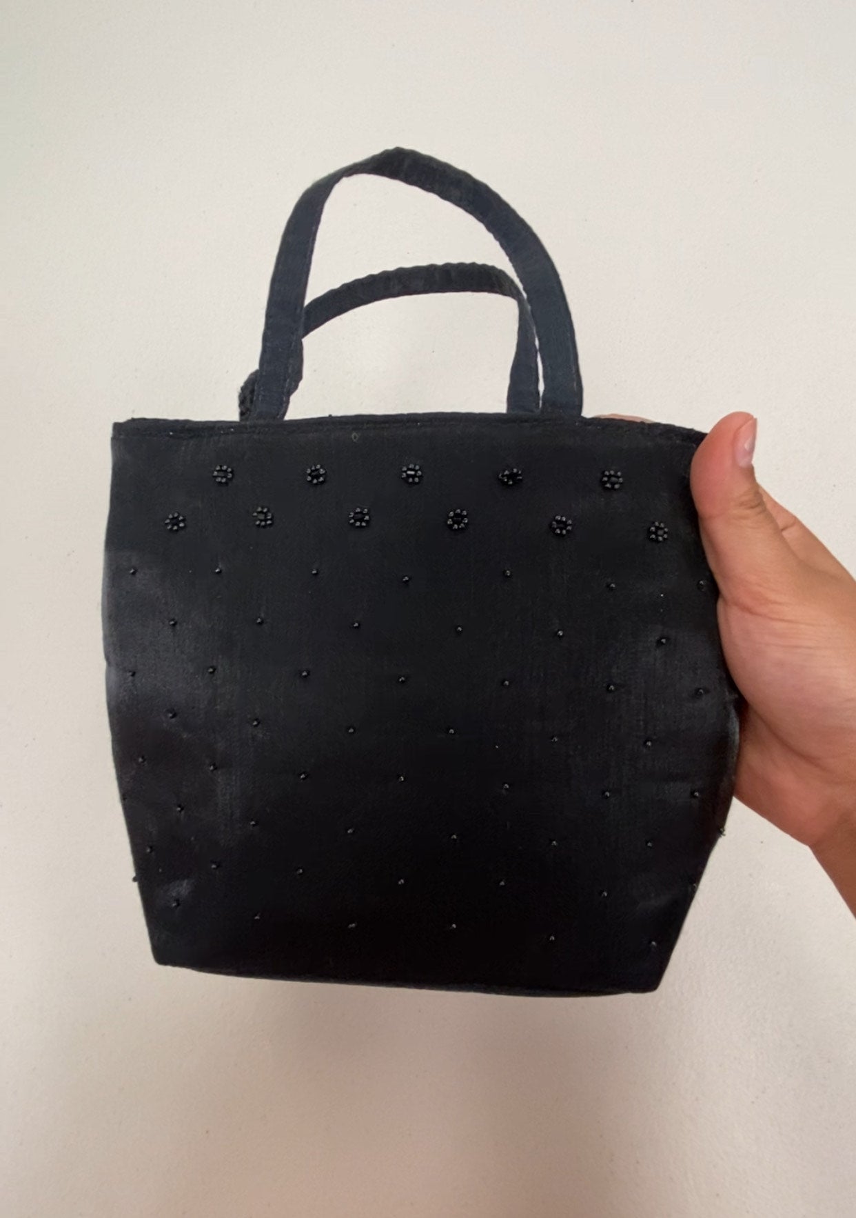 Satin Mini Tote Bag