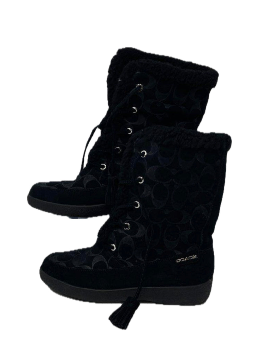 Y2K Coach Fur Boots
