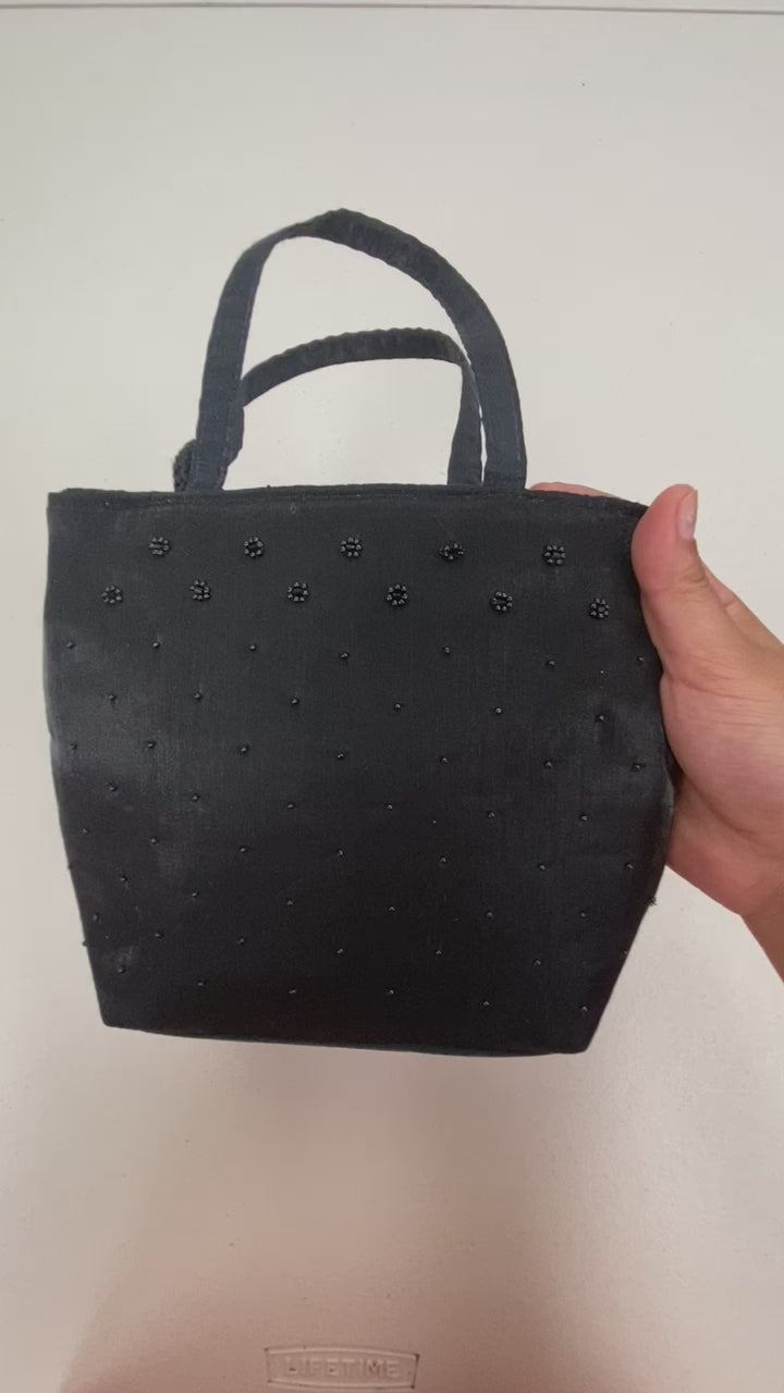 Satin Mini Tote Bag